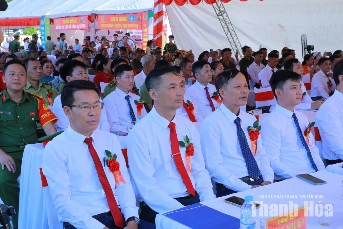 Bí thư Tỉnh ủy Lê Đức Thái dự Ngày hội Toàn dân bảo vệ an ninh Tổ quốc tại xã Xuân Thái