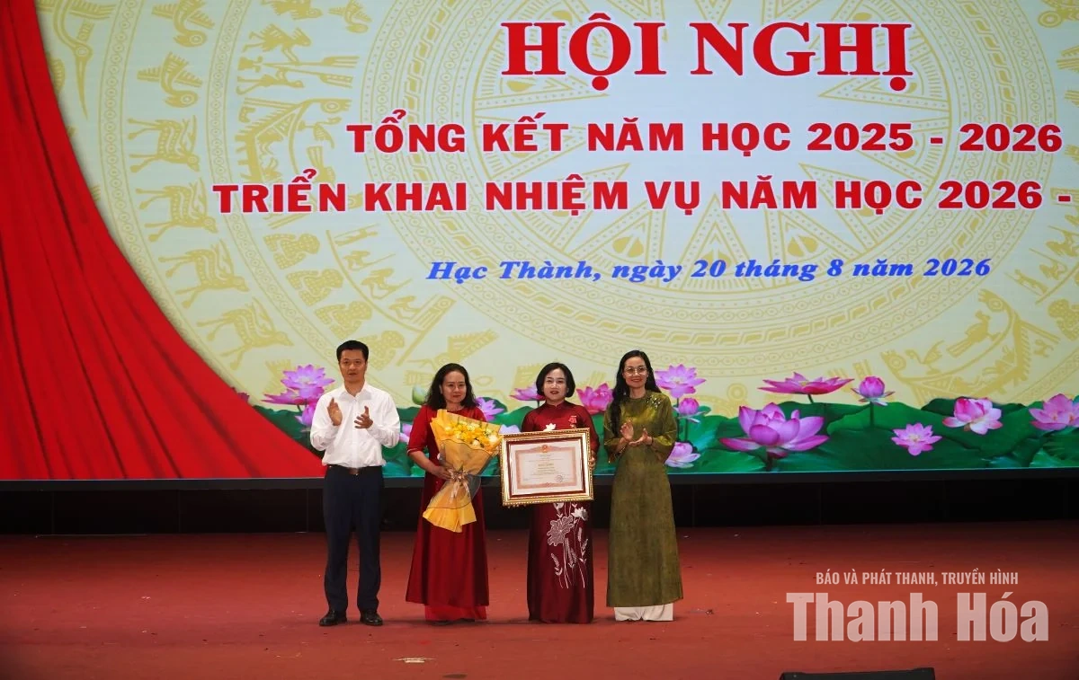 Chất lượng giáo dục của phường Hạc Thành dẫn đầu toàn tỉnh