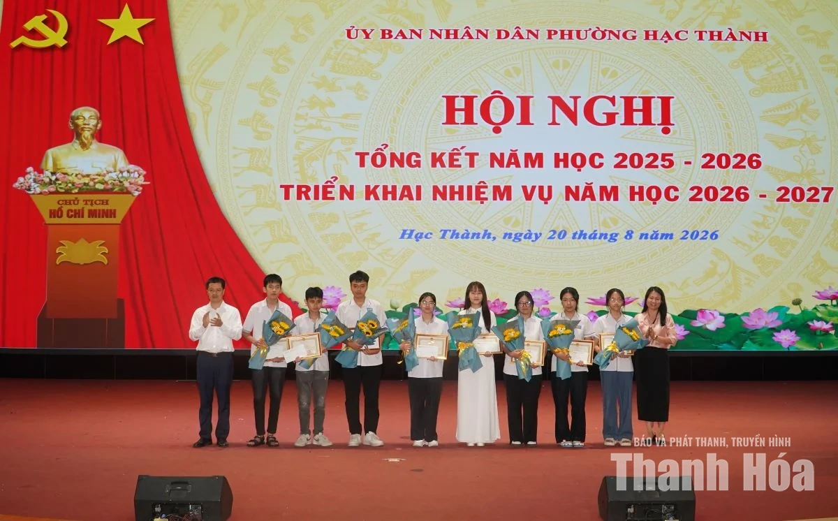 Chất lượng giáo dục của phường Hạc Thành dẫn đầu toàn tỉnh