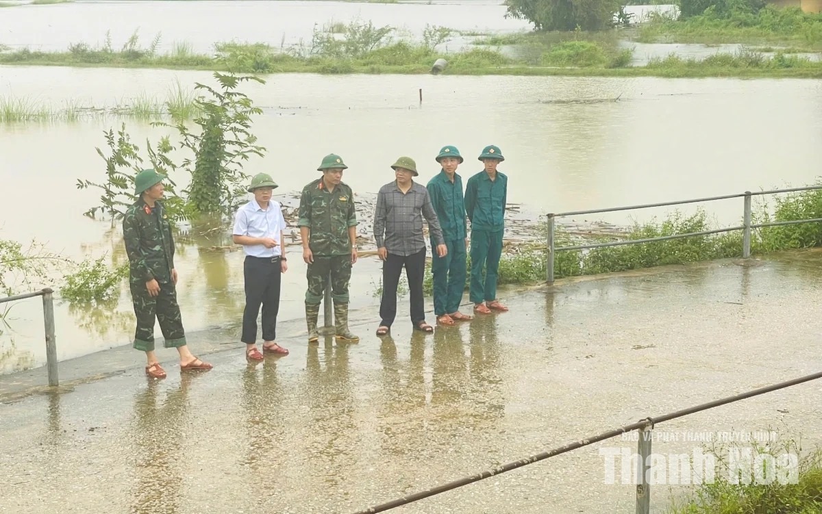 Hàng trăm ha cây trồng ở các xã Vân Du, Kim Tân bị ngập lụt