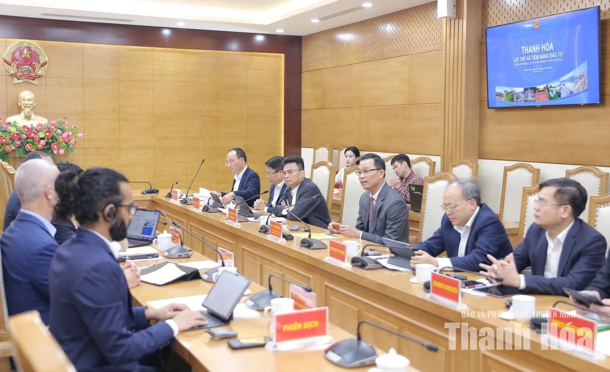 Chủ tịch UBND tỉnh Tô Anh Dũng tiếp và làm việc với Hội đồng Kinh doanh Hoa Kỳ - ASEAN