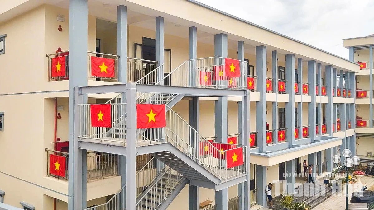 Công trình trường nội trú nơi xã biên giới Tam Thanh đã cơ bản hoàn tất, sẵn sàng đón học sinh 
