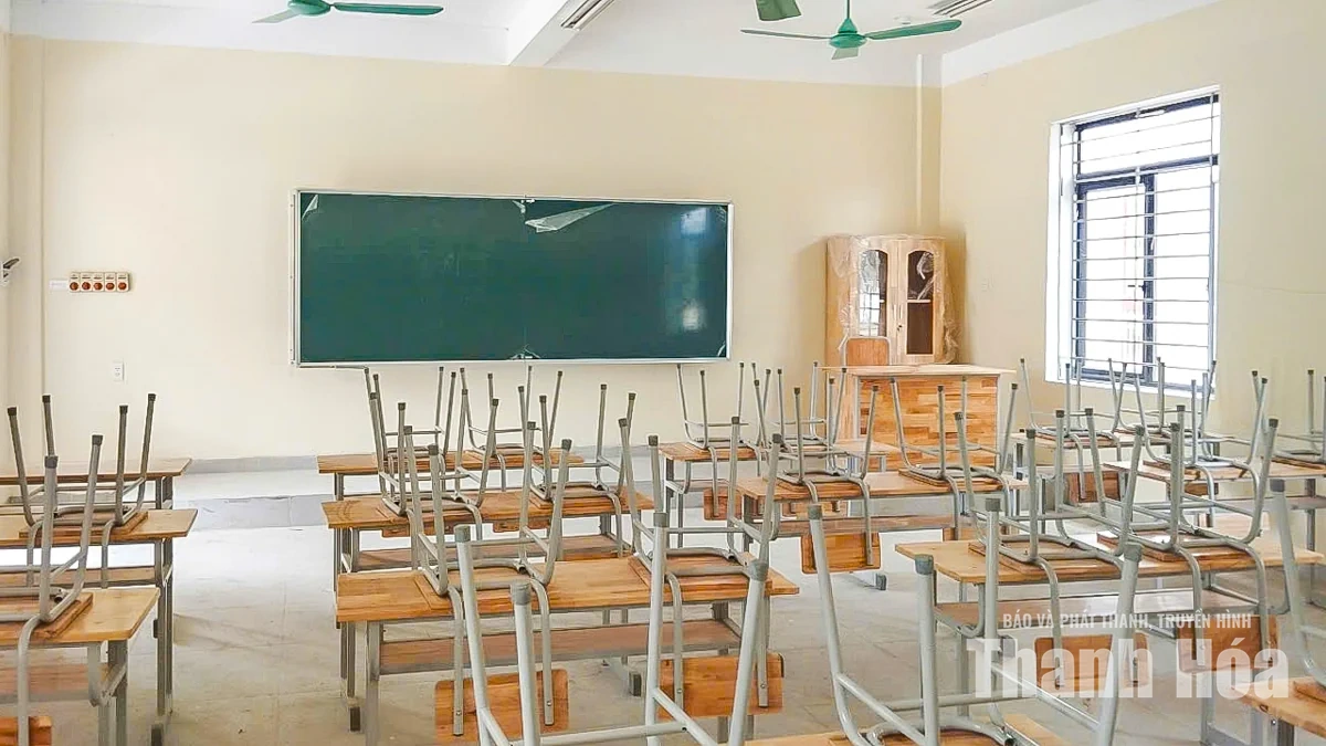 Công trình trường nội trú nơi xã biên giới Tam Thanh đã cơ bản hoàn tất, sẵn sàng đón học sinh 