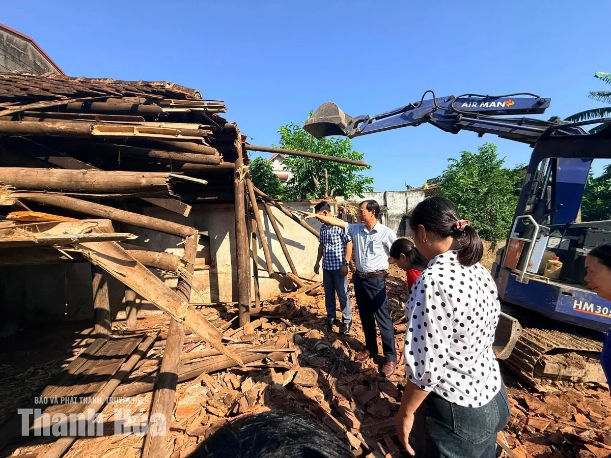 Xã Đông Thành khởi công xây dựng nhà đại đoàn kết cho hộ nghèo