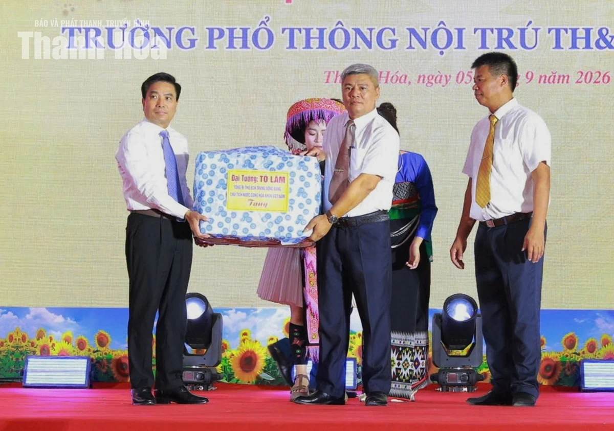 Khai giảng năm học 2026-2027 và khánh thành Trường Phổ thông Nội trú TH&THCS Sơn Thủy