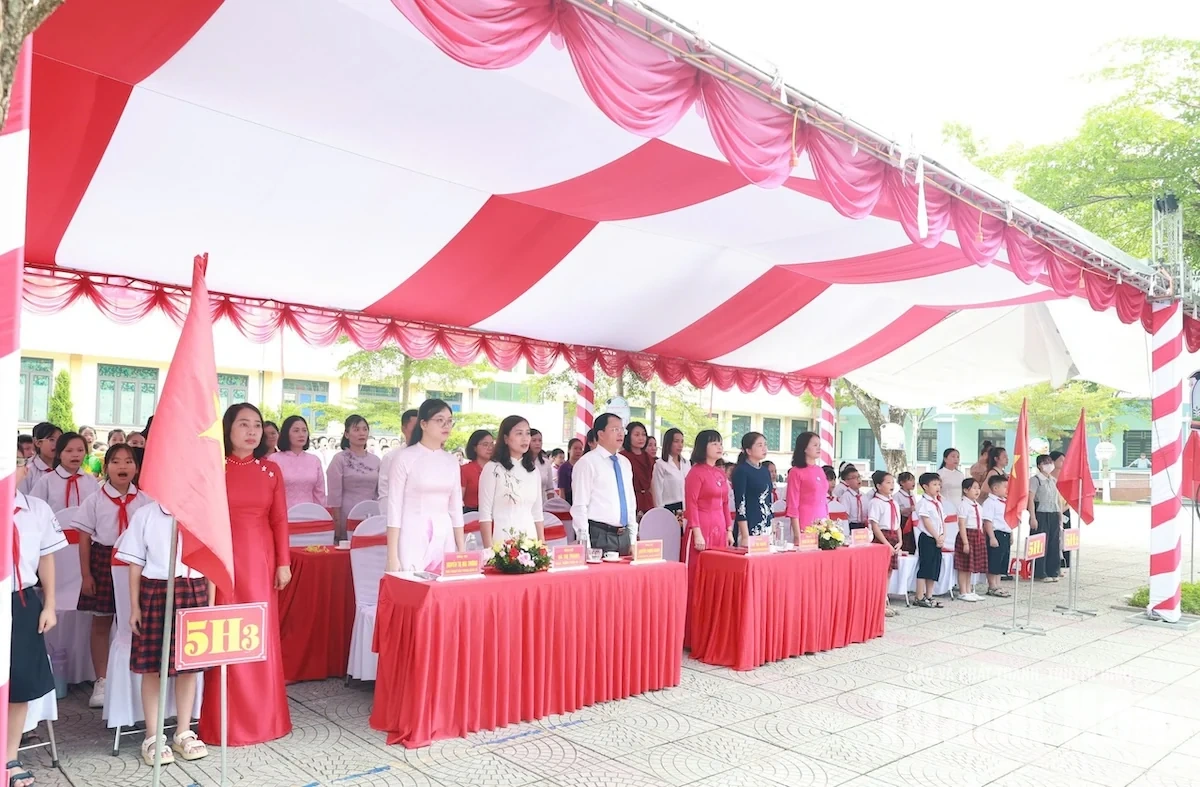 Các trường học trên địa bàn xã Thiệu Hóa khai giảng năm học mới