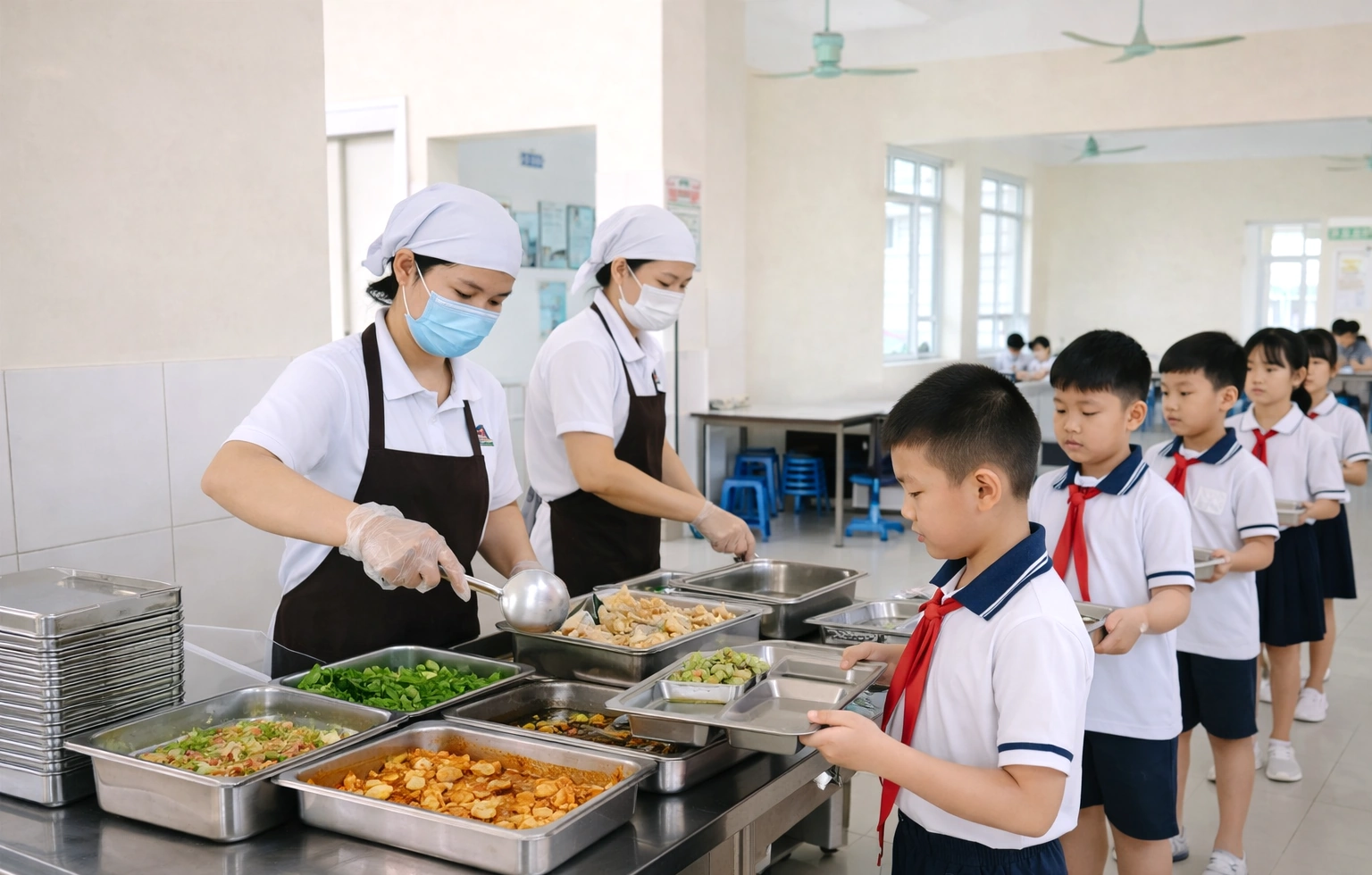 Tăng cường bảo đảm an toàn, chất lượng bữa ăn bán trú trong các cơ sở giáo dục