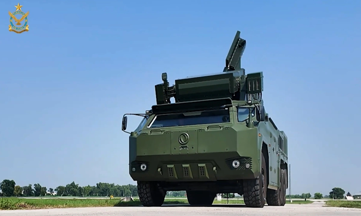 Không quân Pakistan hé lộ hệ thống phòng không tầm ngắn mới do Trung Quốc sản xuất