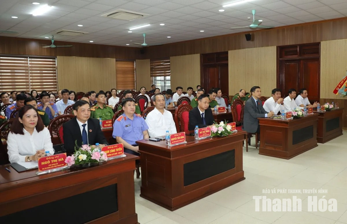 Công bố Quyết định bổ nhiệm Phó Chánh án Tòa án Nhân dân tỉnh Thanh Hóa
