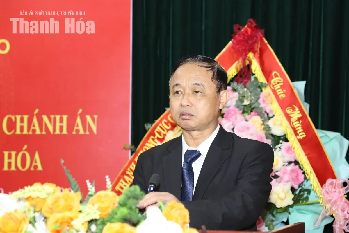 Công bố Quyết định bổ nhiệm Phó Chánh án Tòa án Nhân dân tỉnh Thanh Hóa
