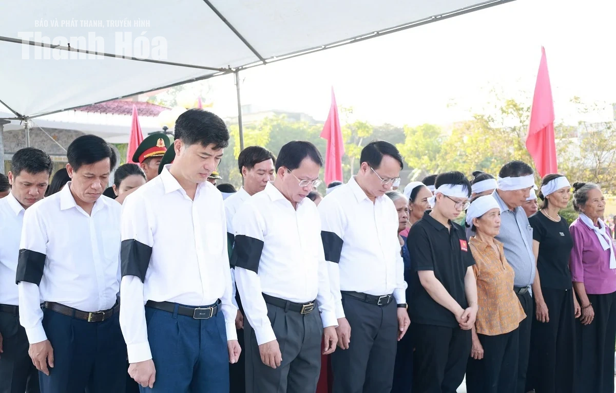 Thiệu Hóa đón nhận và an táng hài cốt liệt sĩ Vũ Văn Đạo tại quê nhà