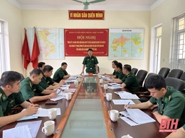 Đồn Biên phòng cửa khẩu quốc tế Na Mèo tổng kết 10 năm thực hiện Nghị quyết số 623