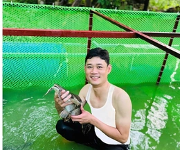 Làm giàu từ cá chiên