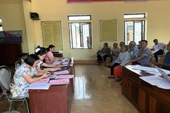 Xã Hoạt Giang hoàn thành trên 80% tiến độ thu thập dữ liệu về đất đai