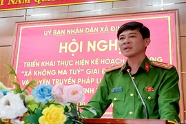 Triển khai kế hoạch xây dựng “ Xã Định Tân không ma tuý”, giai đoạn 2025 - 2030