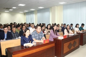 MTTQ phường Hạc Thành lấy ý kiến góp ý dự thảo các văn kiện trình Đại hội XIV của Đảng