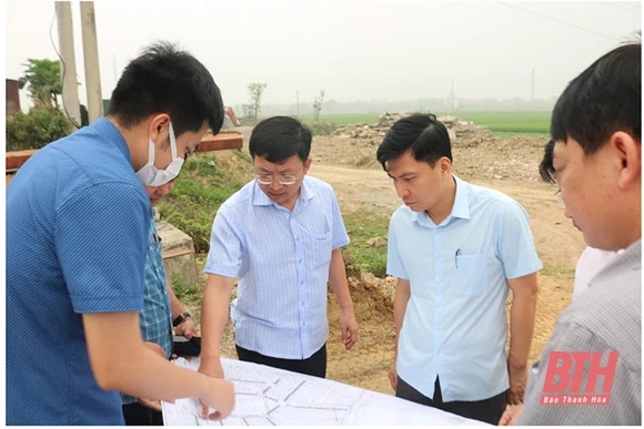 Huyện Thiệu Hóa tập trung giải phóng mặt bằng, đẩy nhanh tiến độ đầu tư các dự án hạ tầng trọng điểm