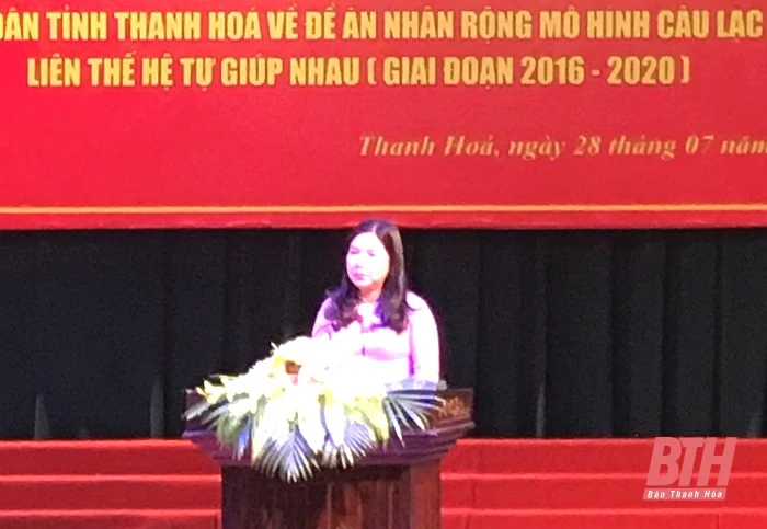 Tiếp tục nhân rộng mô hình CLB Liên thế hệ tự giúp nhau