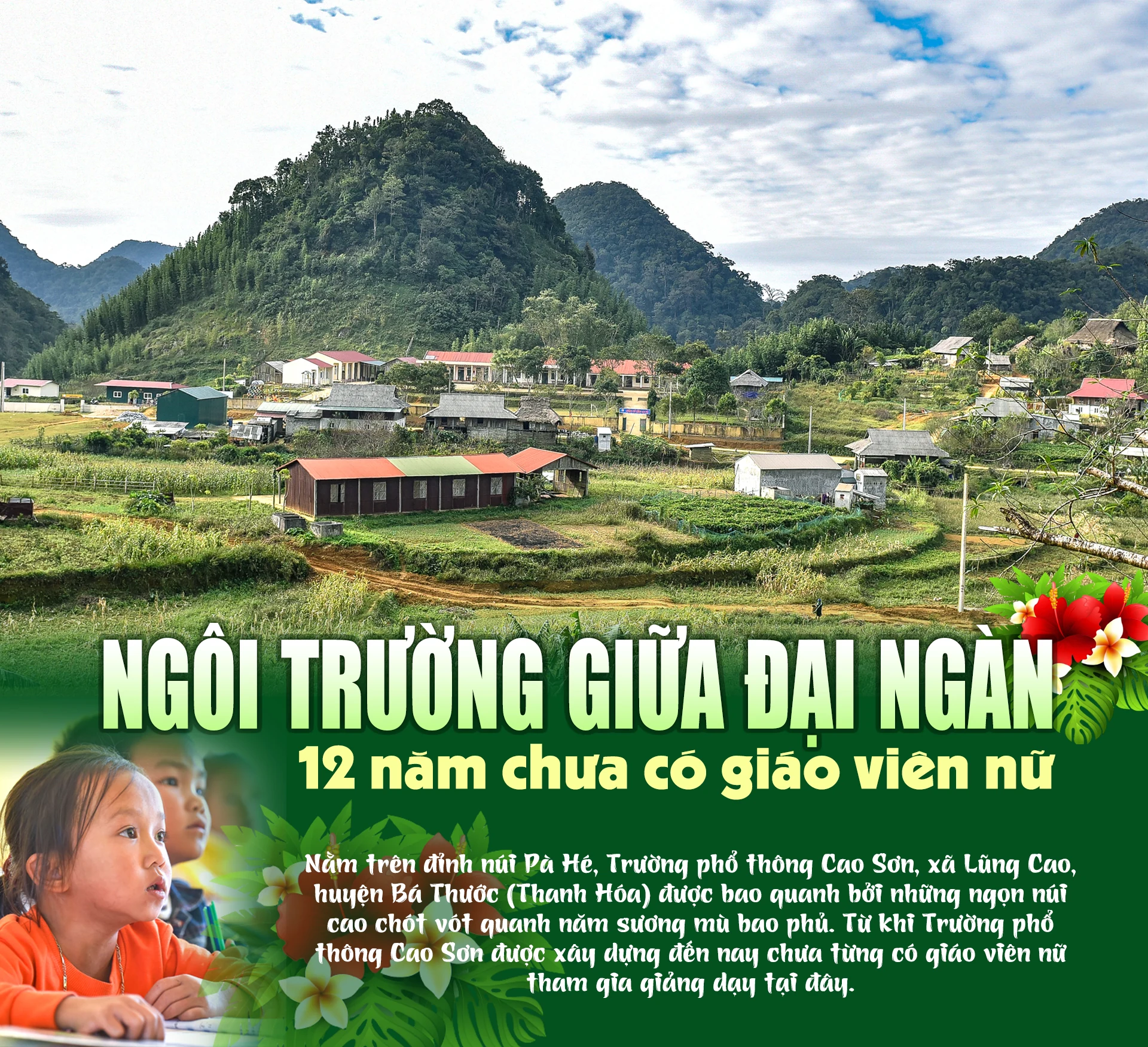 [E-Magazine] - Ngôi trường giữa đại ngàn 12 năm chưa có giáo viên nữ
