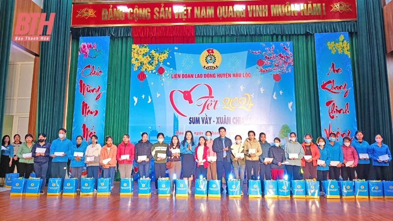 Ấm áp Chương trình “Tết sum vầy - Xuân chia sẻ” năm 2024 tại Hậu Lộc
