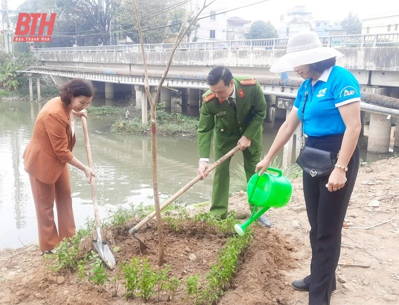 Hội LHPN TP Thanh Hóa phát động hưởng ứng Tết trồng cây đời đời nhớ ơn Bác Hồ