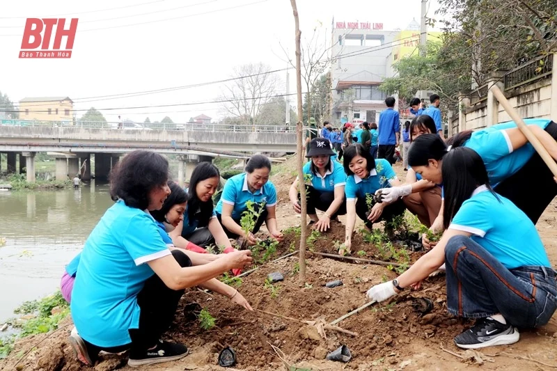 Hội LHPN TP Thanh Hóa phát động hưởng ứng Tết trồng cây đời đời nhớ ơn Bác Hồ
