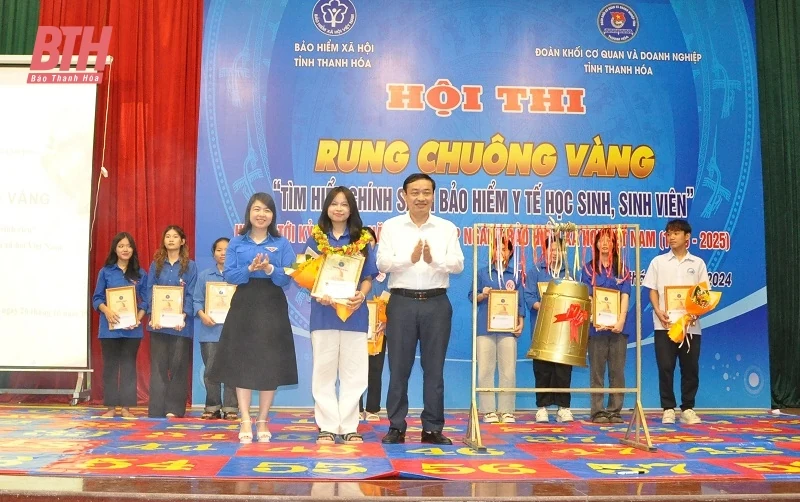 Sôi nổi Hội thi Rung chuông vàng “Tìm hiểu chính sách bảo hiểm y tế học sinh, sinh viên”