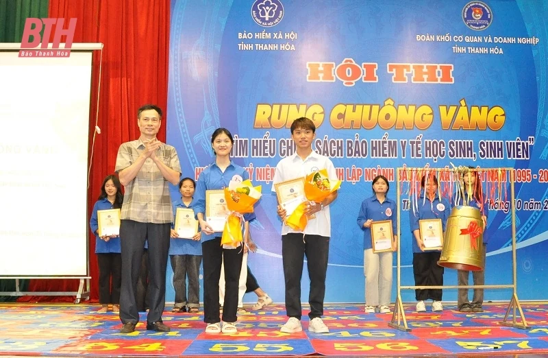 Sôi nổi Hội thi Rung chuông vàng “Tìm hiểu chính sách bảo hiểm y tế học sinh, sinh viên”