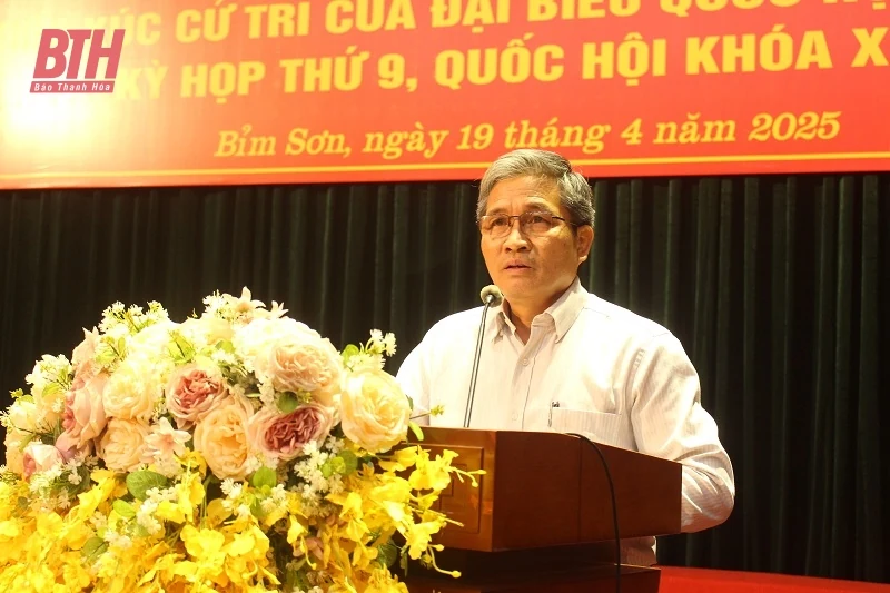 ĐBQH tỉnh tiếp xúc cử tri thị xã Bỉm Sơn