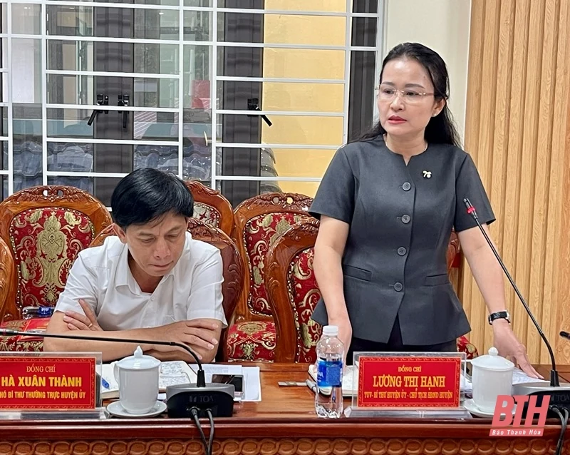 Huyện Quan Sơn cần bố trí cán bộ, công chức đảm bảo đúng người, đúng việc để phát huy được năng lực, sở trường của cán bộ