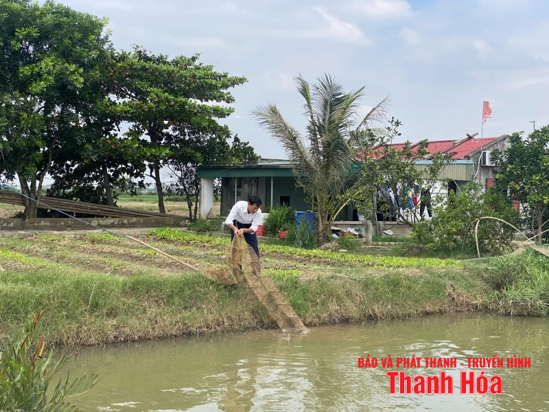 Người nuôi trồng thuỷ sản chủ động ứng phó với mưa, bão