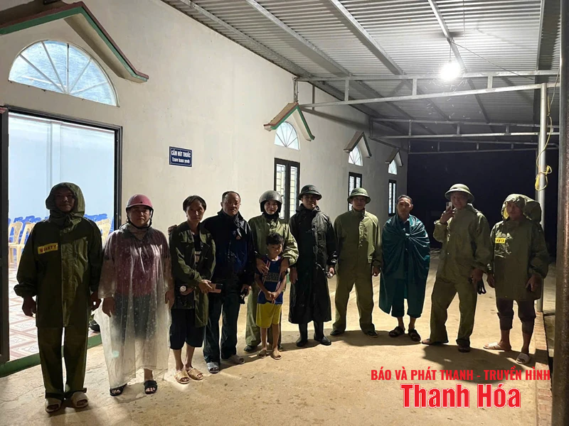 Các địa phương trong tỉnh chủ động sơ tán người dân đến nơi an toàn