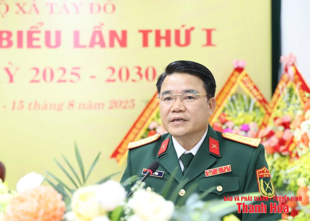 Đại hội đại biểu Đảng bộ xã Tây Đô lần thứ I, nhiệm kỳ 2025-2030