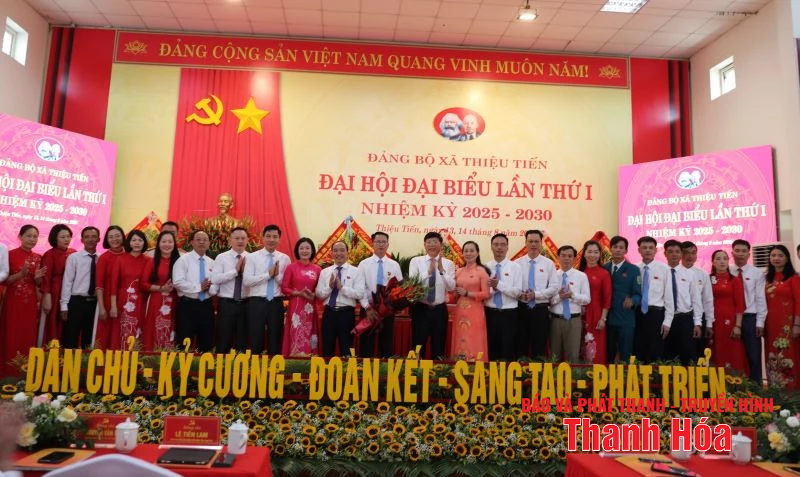 Đại hội Đại biểu Đảng bộ xã Thiệu Tiến lần thứ I, nhiệm kỳ 2025-2030