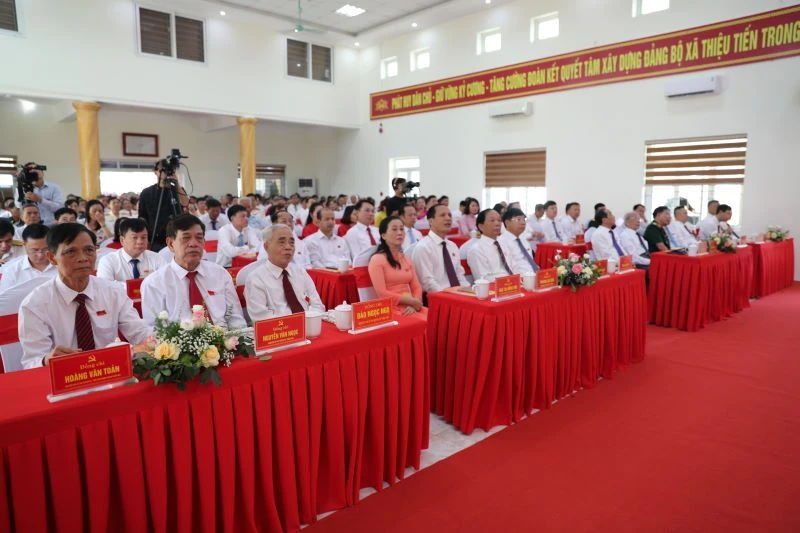 Đại hội Đại biểu Đảng bộ xã Thiệu Tiến lần thứ I, nhiệm kỳ 2025-2030
