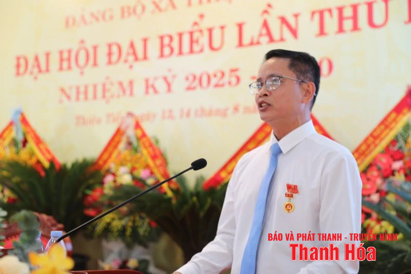 Đại hội Đại biểu Đảng bộ xã Thiệu Tiến lần thứ I, nhiệm kỳ 2025-2030