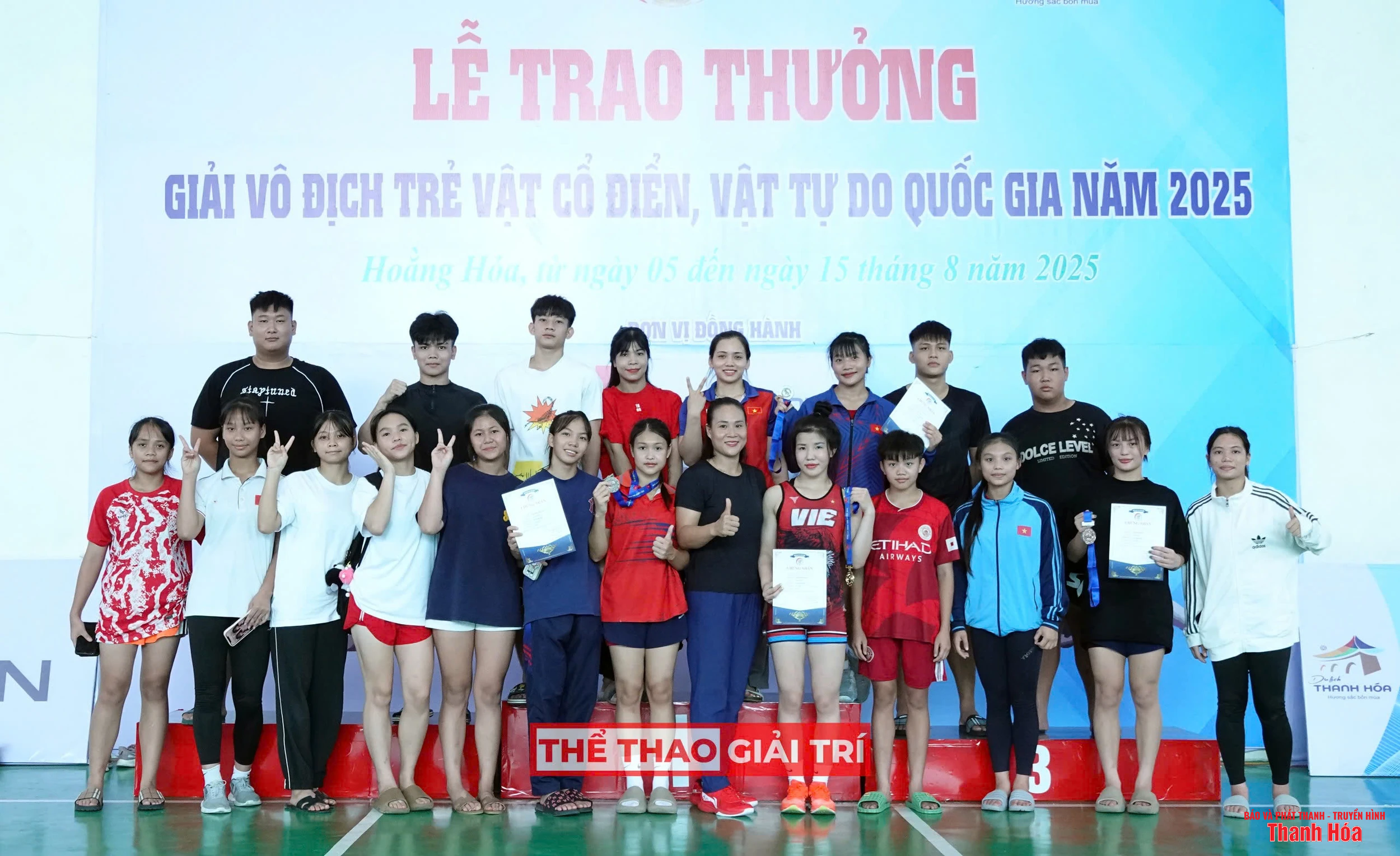 Thanh Hoá giành 13 huy chương tại giải vô địch trẻ Vật cổ điển, Vật tự do quốc gia năm 2025