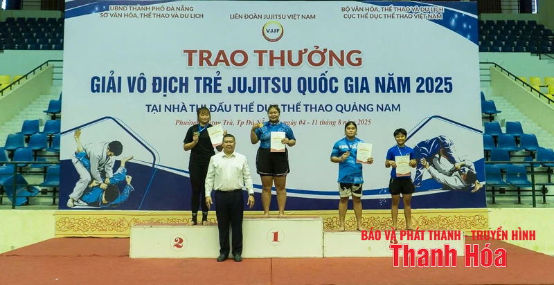 Thanh Hóa giành 20 huy chương tại Giải vô địch trẻ Jujitsu quốc gia