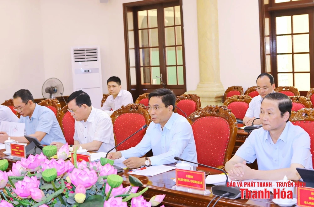 Thường trực Tỉnh ủy Thanh Hóa tiếp và làm việc với Tập đoàn Xây dựng Thái Bình Dương