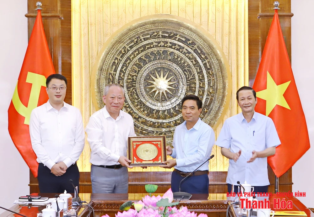 Thường trực Tỉnh ủy Thanh Hóa tiếp và làm việc với Tập đoàn Xây dựng Thái Bình Dương