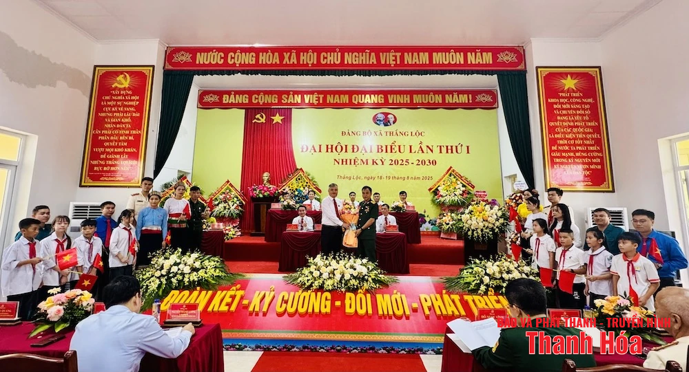 Đại hội Đại biểu Đảng bộ xã Thắng Lộc lần thứ I, nhiệm kỳ 2025 - 2030