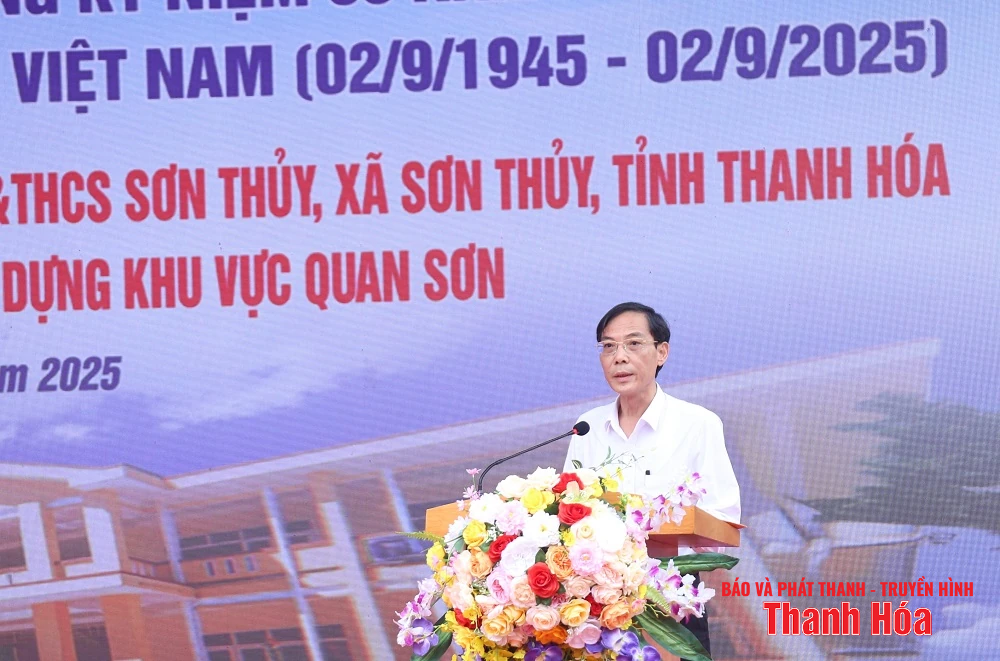 Khởi công Dự án nâng cấp, cải tạo Trường Nội trú liên cấp tiểu học - THCS Sơn Thủy
