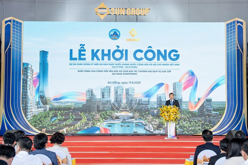 Đà Nẵng khởi công siêu tổ hợp văn hóa vui chơi giải trí, thương mại dịch vụ gần 80.000 tỷ đồng do Sun Group đầu tư