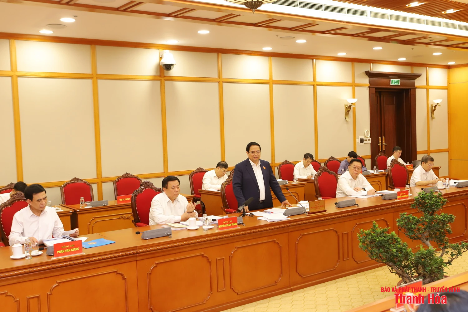 Thủ tướng Chính phủ Phạm Minh Chính chủ trì duyệt Đại hội đại biểu Đảng bộ tỉnh Thanh Hóa lần thứ XX, nhiệm kỳ 2025-2030