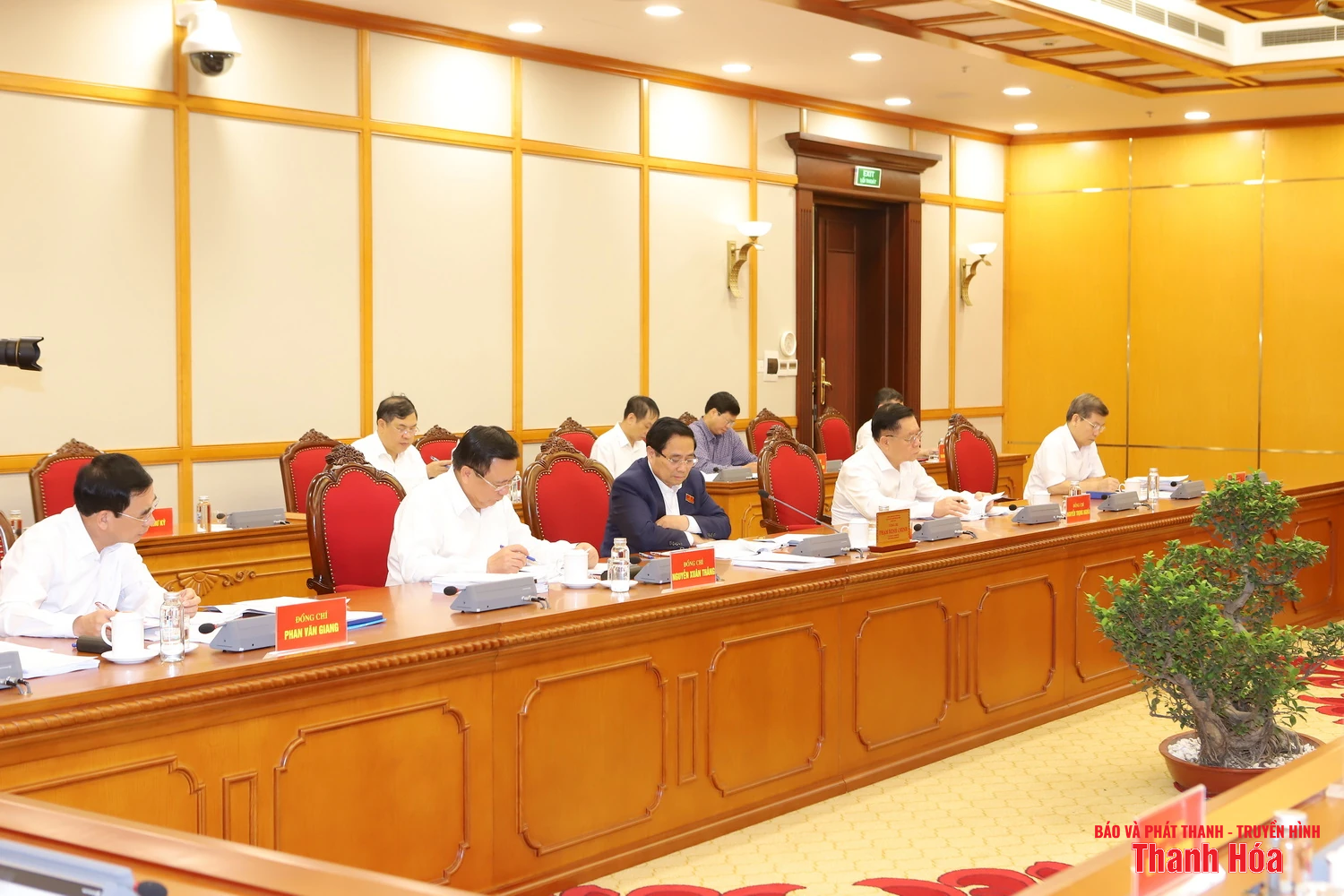 Thủ tướng Chính phủ Phạm Minh Chính chủ trì duyệt Đại hội đại biểu Đảng bộ tỉnh Thanh Hóa lần thứ XX, nhiệm kỳ 2025-2030