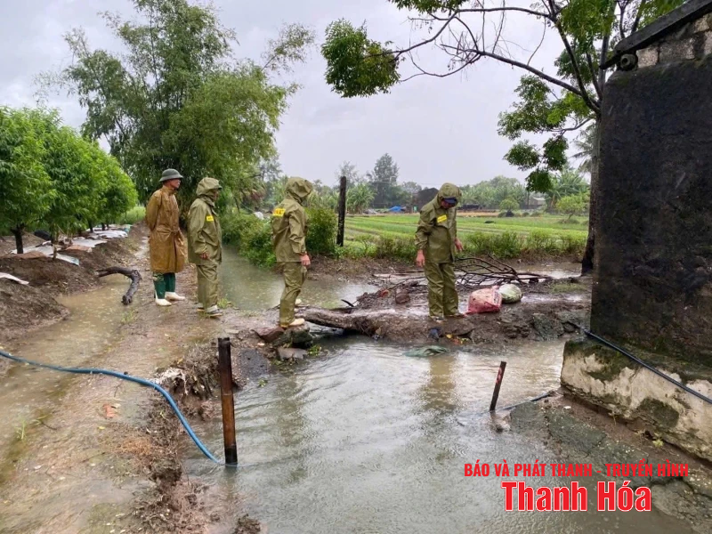 [Cập nhật] - Ngập lụt, chia cắt cục bộ; bước đầu ghi nhận nhiều thiệt hại về nhà cửa, hoa màu