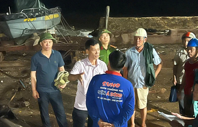 Công an tỉnh Thanh Hóa quyết liệt triển khai các biện pháp ứng phó với bão số 5