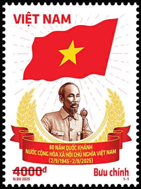 Phát hành bộ tem đặc biệt kỷ niệm 80 năm Quốc khánh Việt Nam