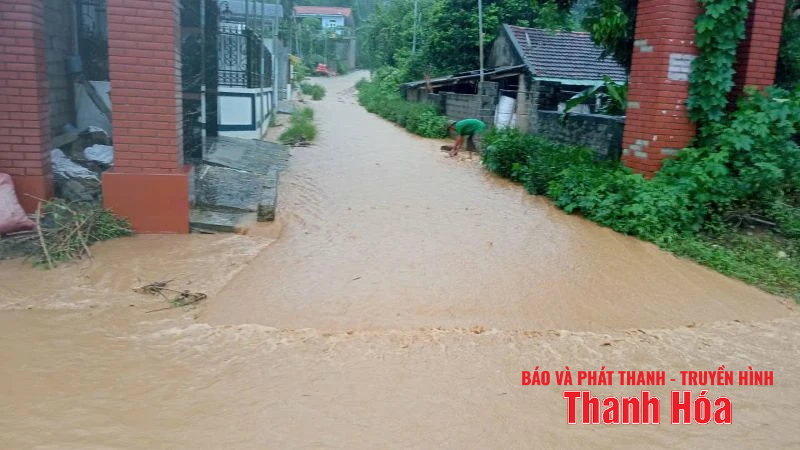 [Cập nhật] - Ngập lụt, chia cắt cục bộ; bước đầu ghi nhận nhiều thiệt hại về nhà cửa, hoa màu
