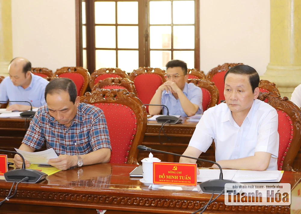 Ban Thường vụ Tỉnh ủy Thanh Hóa cho ý kiến vào các nội dung liên quan đến công tác lãnh đạo, chỉ đạo thực hiện nhiệm vụ chính trị